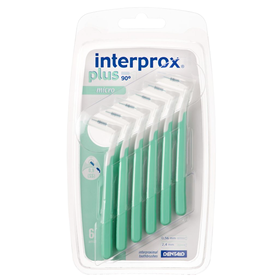 Interprox Plus Micro 2.4mm, Groen - 6 stuks