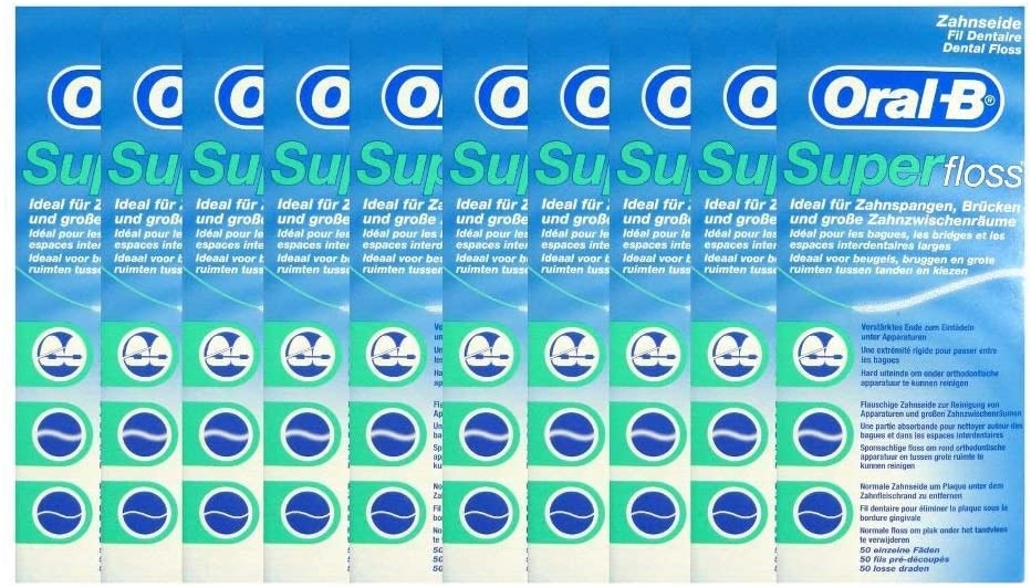 Oral-B Superfloss- 10 Stuks - Voordeelverpakking - Copy - Copy