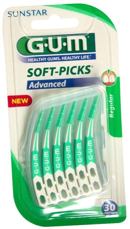 Gum Soft Picks Advanced Regular - 1 X 30 Stuks - Ragers - Voordeelverpakking