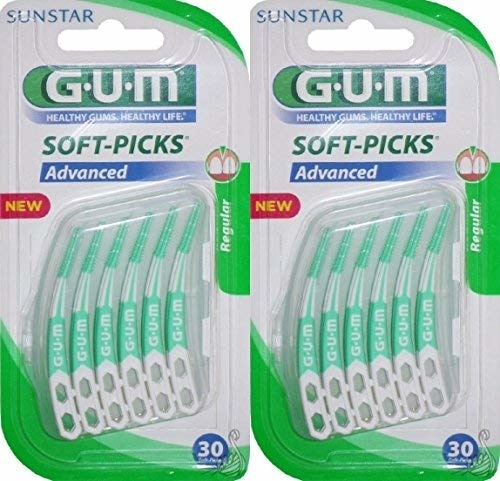 Gum Soft Picks Advanced Regular - 2 X 30 Stuks - Ragers - Voordeelverpakking  - Copy - Copy