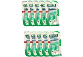 Gum Soft Picks Advanced Regular - 10 X 30 Stuks - Ragers - Voordeelverpakking