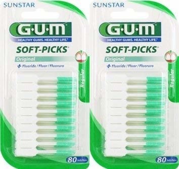 Gum Soft Picks Regular - 2X 80 Stuks - Ragers