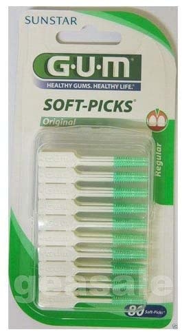 Gum Soft Picks Regular - 1X 80 Stuks - Ragers