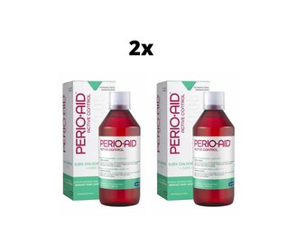 2x Perio-Aid Active Control 0,05% Mondspoelmiddel