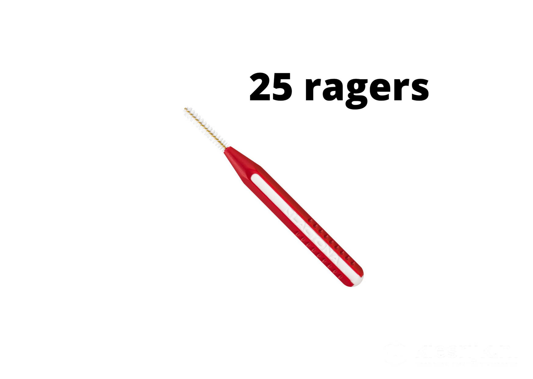 Lactona Easygrip Ragers Recht-X-Small 3mm Rood - 5 Gripzak x 5 Stuks - Voordeelpakket