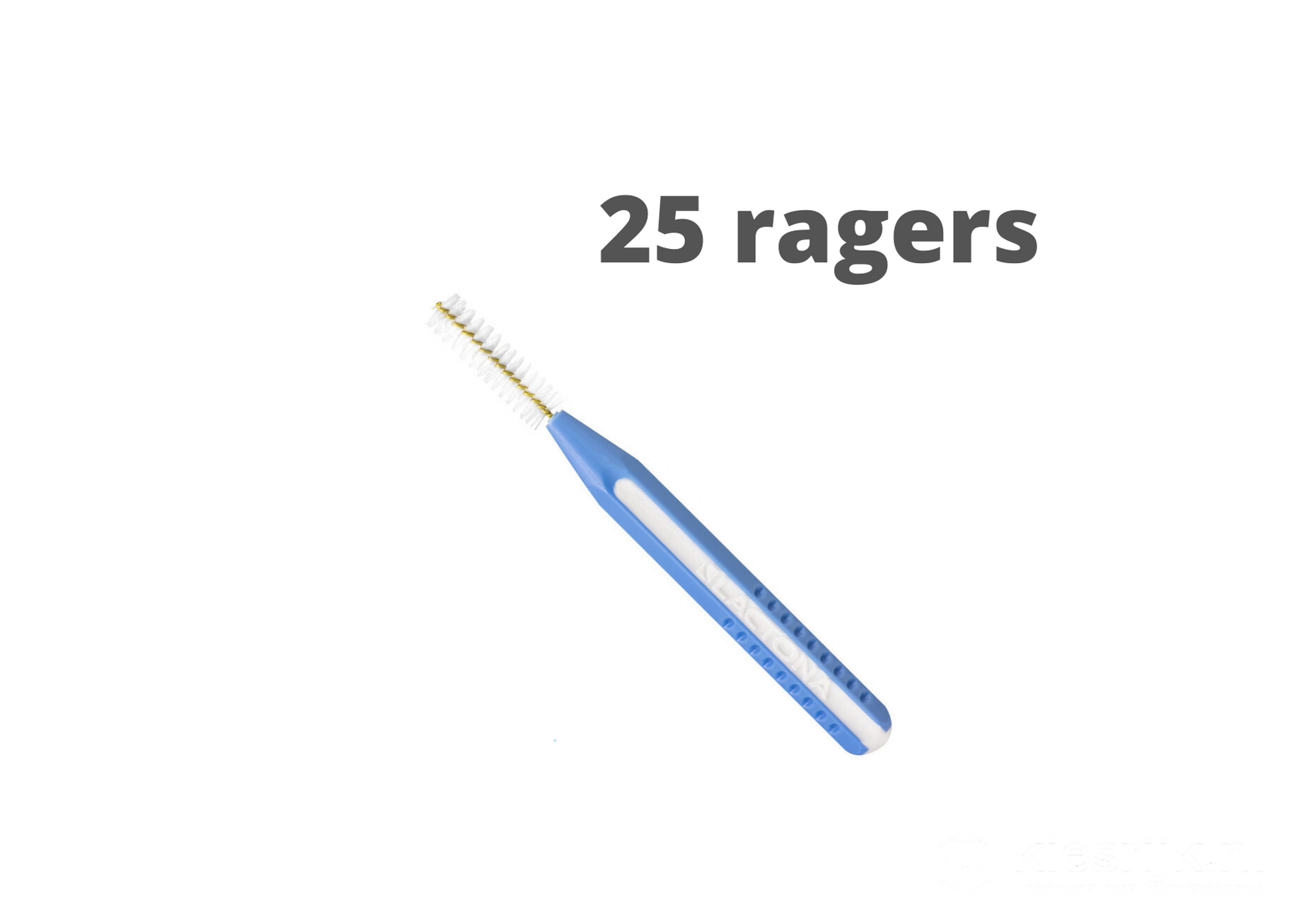 Lactona Easygrip Ragers Recht-Medium 5mm Lichtblauw - 5 Gripzak x 5 Stuks - Voordeelpakket