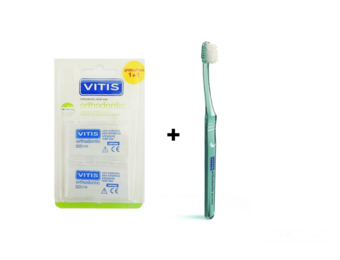 Vitis Orthodontic Wax + Vitis Orthodontic Tandenborstel