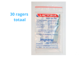 Lactona Interdentaal Ragers - Small 4mm - Groen - 6 gripzak x 5 stuks - Voordeelpakket