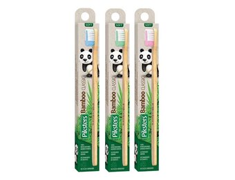 3x Piksters Bamboo Classic Tandenborstel - Zacht