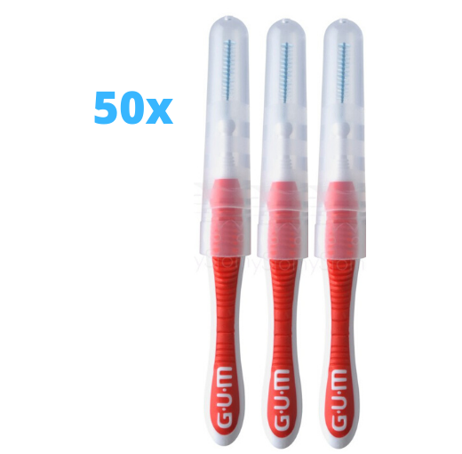 GUM Trav-ler Ragers 0.8mm Rood - 50 stuks