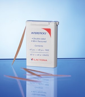 Lactona Intersticks - 3 X 100 Stuks - Tandenstoker - Voordeelverpakking