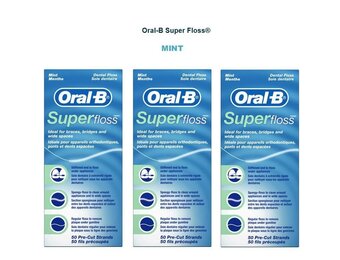 Oral-B Superfloss - 3 x 50 stuks - Flosdraad - Voordeelverpakking