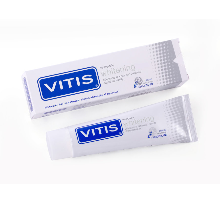 2x Vitis Whitening tandpasta
