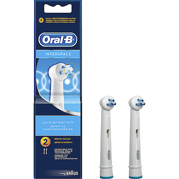 Oral-B Interspace - Opzetborstels - 2 stuks - Wit