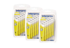 Interprox Plus Mini - 3.0 mm - Geel 3 x 6 stuks - Voordeelpakket