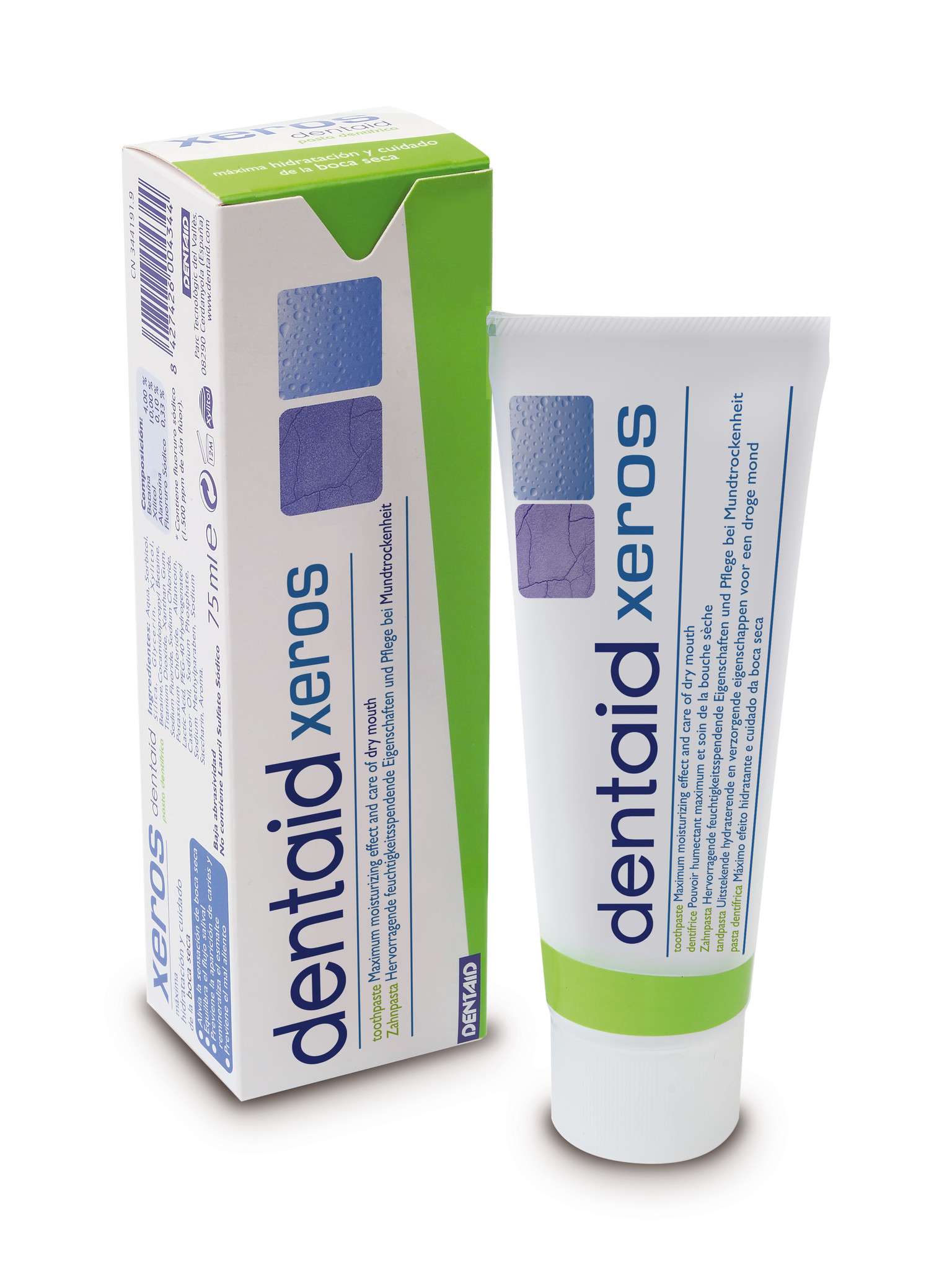 3x Dentaid Xeros Tandpasta - Effectief tegen droge mond - Voordeelpakket