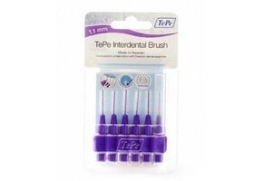 2x Tepe Interdentale Rager Origineel 1.1 mm Lila - 6 stuks