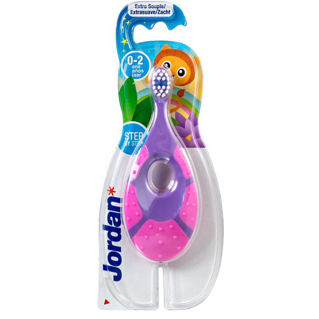 4x Jordan Tandenborstel Step By Step 0-2 jaar