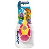 Jordan Step By Step Tandenborstel (0-2 jaar) | Geel/Roze/Mintgroen