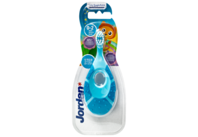 1x Jordan Tandenborstel Step By Step 0-2 jaar Blauw/Groen
