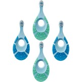 1x Jordan Tandenborstel Step By Step 0-2 jaar Blauw/Groen