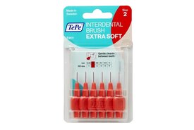 TePe Interdentale Ragers Extra Soft 0.5 mm Lichtrood - 6 stuks