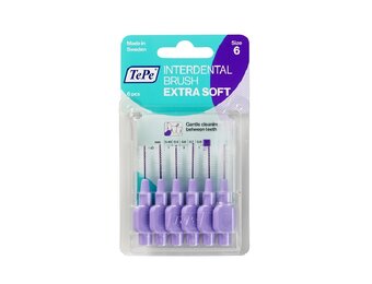 TePe Interdentale Ragers Extra Soft 1.1 mm Lichtlila - 6 stuks