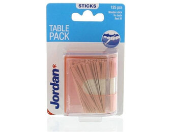 Jordan Table Pack Tandenstokers - 125 stuks