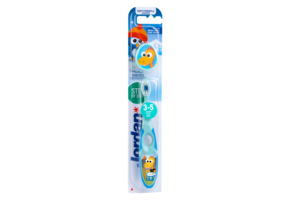 Jordan Step By Step Tandenborstel (3-5 jaar) - blauw/groen