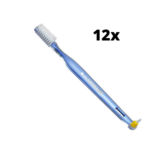 Lactona Orthodontic Tandenborstel - 12 Stuks - Voordeelverpakking