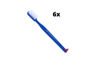 Lactona Nylon M39 Soft met Tip- 6 stuks - Tandenborstel - Voordeelverpakking