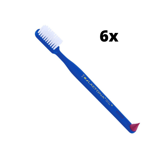 Lactona Nylon M39 Soft met Tip- 6 stuks - Tandenborstel - Voordeelverpakking