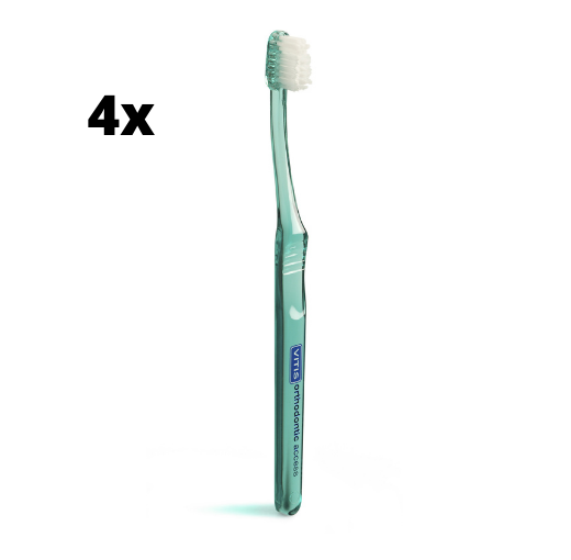 Vitis Orthodontic Tandenborstel - 4 stuks