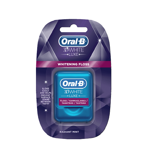2x Oral-B 3D White Luxe Whitening Floss 35m