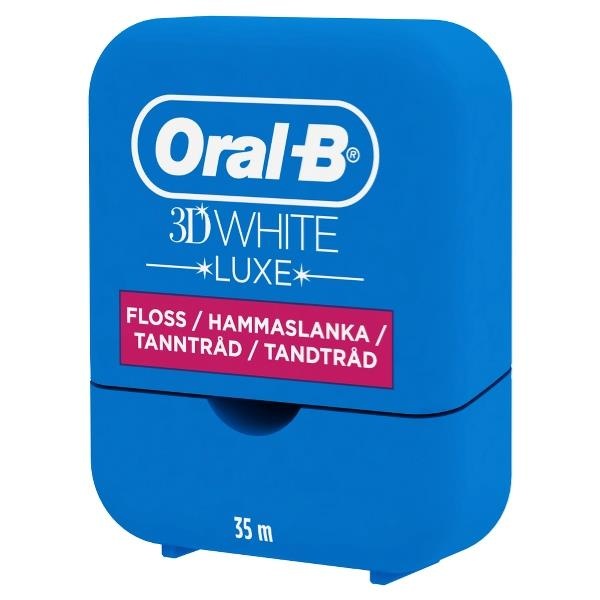 2x Oral-B 3D White Luxe Whitening Floss 35m