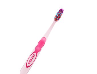 3x Jordan Hello Smile Tandenborstel (leeftijd 9+) - Rozetinten - Voordeelverpakking