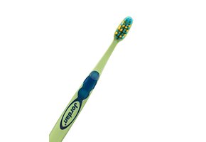 3x Jordan Hello Smile Tandenborstel (leeftijd 9+) - blauw/groen - Voordeelverpakking