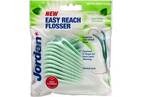 3x Jordan Easy Reach Flosser 25 stuks - Voordeelverpakking