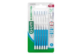 GUM Bi-Direction 0.9 mm Blauw - 6 stuks