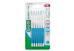 GUM Bi-Direction 0.9 mm Blauw - 6 stuks