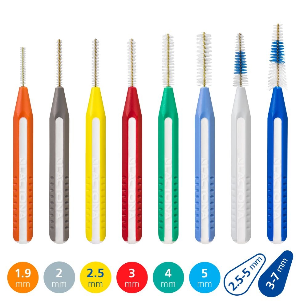 Lactona Easygrip Ragers Recht-Medium 5mm Lichtblauw - 6 Gripzak x 5 Stuks - Voordeelpakket