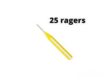 Lactona Easygrip Ragers Recht-XX-Small 2.5mm Geel - 6 Gripzak x 5 Stuks - Voordeelpakket