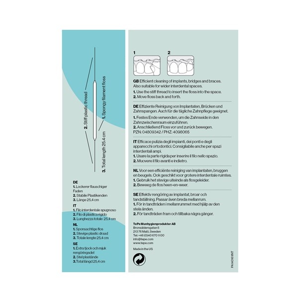 TePe Bridge & Implant Floss | 30 stuks