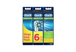 Oral-B Cross Action Opzetborstels - 6 stuks