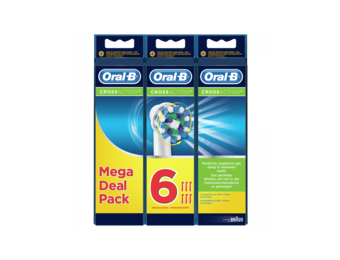 Oral-B Cross Action Opzetborstels - 6 stuks
