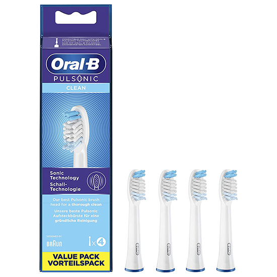 Gehakt geest Goneryl Oral B Pulsonic Clean Opzetborstels | 4 stuks - Kiesrijk