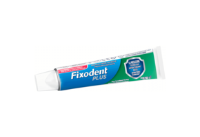 6x Fixodent Plus Duo Bescherming Antibacterieel - 40 gram