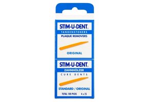3x Stim-U-Dent Tandenstokers Original 100 stuks