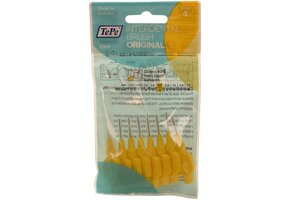 3x TePe Ragers 0,7 mm Geel blister à 8 stuks