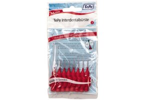 6x TePe Ragers 0,5 mm Rood blister à 8 stuks